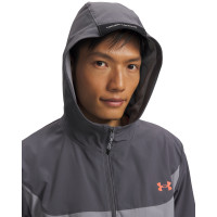 Under Armour Tech Utility Woven Trainingspak Full-Zip Lichtgrijs Grijs Zwart