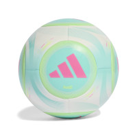 adidas Messi Club Ballon de Foot Blanc Turquoise Rose