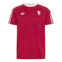 adidas Manchester United Originals T-Shirt Rood Wit