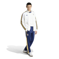 adidas Real Madrid Originals Trainingsjack Wit Donkerblauw Lichtoranje
