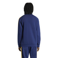 adidas Real Madrid Originals Trainingstrui 1/4-Zip Donkerblauw Wit Goud