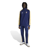 adidas Real Madrid Originals Trainingspak 1/4-Zip Donkerblauw Wit Goud