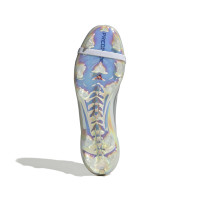 adidas Predator Elite FT Gras Voetbalschoenen (FG) Wit Zilver Blauw Rood