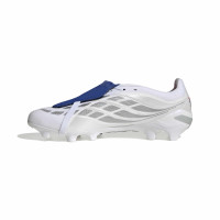 adidas Predator League FT Gras Voetbalschoenen (FG) Wit Zilver Blauw Rood