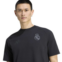 adidas Real Madrid Tiro Travel T-Shirt 2025-2026 Zwart