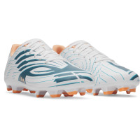 Under Armour Shadow Select 4 Gras Voetbalschoenen (FG) Wit Donkerblauw Azuurblauw Oranje