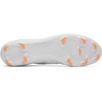 Under Armour Shadow Select 4 Gras Voetbalschoenen (FG) Wit Donkerblauw Azuurblauw Oranje