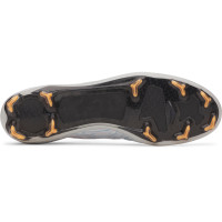 Under Armour Shadow Elite 4 Mach Voetbalschoenen (FG) Wit Donkerblauw Azuurblauw Oranje
