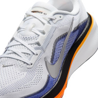 Nike Air Zoom Pegasus 42 Hardloopschoenen Wit Zilver Oranje Donkerpaars