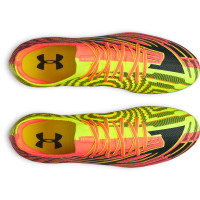 Under Armour Shadow Elite 4 Mach Voetbalschoenen (FG) Oranje Geel Zwart