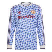 adidas Manchester United Uitshirt Lange Mouwen 90/92