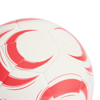 adidas Tiro Club Football Size 5 White Red