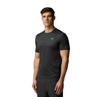 Castore Performance Trainingsshirt Donkergrijs Groen