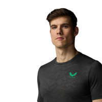 Castore Performance Trainingsshirt Donkergrijs Groen