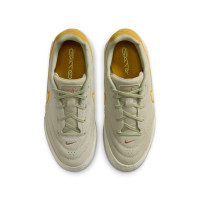 Nike Tiempo Streetgato Street Football Boots Kids Olive Green Light Green Yellow