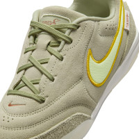 Nike Tiempo Streetgato Street Football Boots Kids Olive Green Light Green Yellow