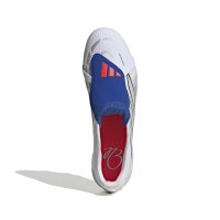 adidas Predator Pro FT Gras Voetbalschoenen (FG) Wit Zilver Blauw Rood