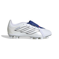 adidas Predator Club FT Grass/Artificial Grass Football Boots (MG) Kids White Silver Blue Red
