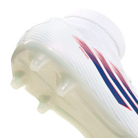 adidas F50 Sparkfusion League Gras / Kunstgras Voetbalschoenen (MG) Dames Wit Blauw Rood