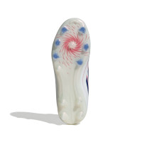 adidas F50 Sparkfusion League Gras / Kunstgras Voetbalschoenen (MG) Kids Wit Blauw Rood