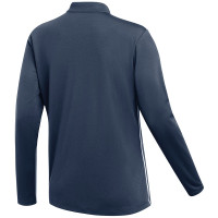 ZVV Zwaag Trainingstrui 1/4 Zip Dames Donkerblauw