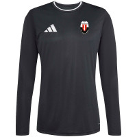 Jodan Boys Trainingsshirt Lange Mouwen Senioren Zwart