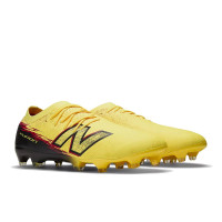 New Balance Furon V8 Pro Gras Voetbalschoenen (FG) Geel Zwart Rood