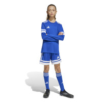 adidas Squadra 25 Voetbalshirt Lange Mouwen Kids Blauw Wit