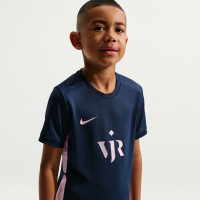 Nike Vinicius Jr Academy Trainingsset Kids Donkerblauw Lichtroze Zilver