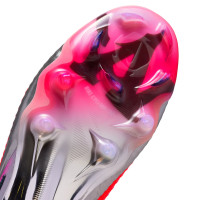 Nike Phantom 6 Low Alèxia Putellas Elite Gras Voetbalschoenen (FG) Lichtpaars Felrood Zilver