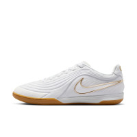 Nike Tiempo Reactgato Zaalvoetbalschoenen (IN) Wit Goud