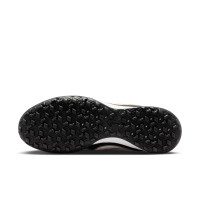 Nike Tiempo Ligera Pro Turf Football Boots (TF) Black White Gold