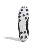 adidas Kaiser Liga 2 Gras Voetbalschoenen (FG) Zwart Wit