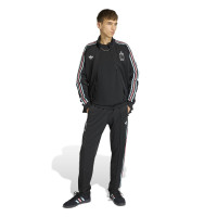 adidas Belgium Originals Full-Zip Tracksuit Black Light Blue Pink