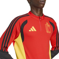 adidas België Trainingspak 1/4-Zip 2026-2028 Rood Zwart Geel