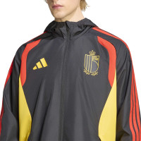 adidas België All Weather Jas 2026-2028 Zwart Geel Rood
