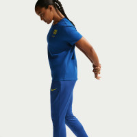 Nike FC Barcelona Strike Trainingsbroek 2025-2026 Dames Donkerblauw Felgeel