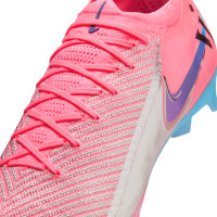 Nike Zoom Mercurial Vapor 16 Vinicius Júnior Elite Gras Football Boots (FG) Hot Pink Purple Silver