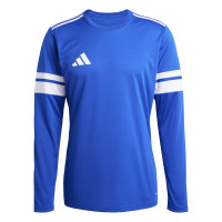 adidas Squadra 25 Long Sleeve Football Shirt Blue White