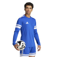 adidas Squadra 25 Long Sleeve Football Shirt Blue White