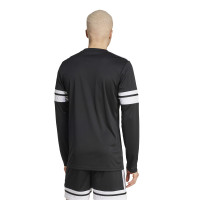 adidas Squadra 25 Long Sleeve Football Shirt Black White