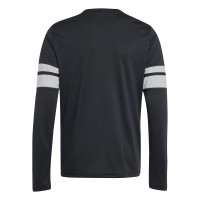 adidas Squadra 25 Voetbalshirt Lange Mouwen Kids Zwart Wit