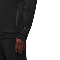 Castore Flex Lifestyle Joggingpak Hooded Zwart Donkergrijs