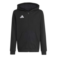 adidas Entrada 26 Joggingpak Full-Zip Vest Kids Zwart Wit