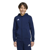 adidas Entrada 26 Joggingpak Full-Zip Vest Kids Donkerblauw Wit