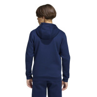 adidas Entrada 26 Joggingpak Full-Zip Vest Kids Donkerblauw Wit