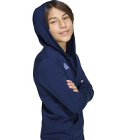 adidas Entrada 26 Vest Kids Donkerblauw Wit