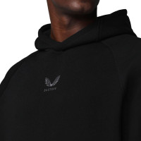 Castore Adapt Fleece Joggingpak Hooded Zwart Donkergrijs