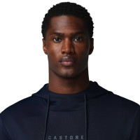 Castore Flex Lifestyle Jogging Suit Hooded Dark Blue Grey Blue