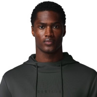 Castore Flex Lifestyle Joggingpak Hooded Donkergrijs Zwart